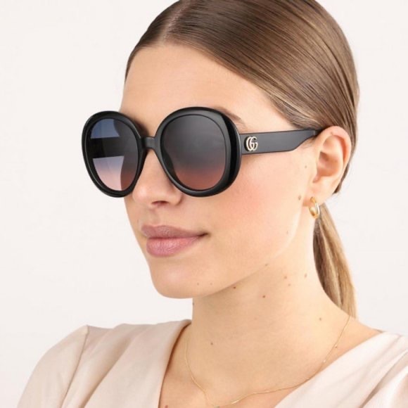 Authentic- 💯 NEW Gucci GG 0712S 002 2020 Women Sunglasses - Picture 4 of 14